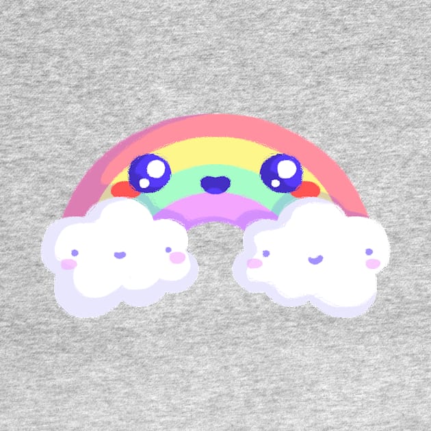 Super Cute Pastel Rainbow - Kawaii Rainbow - Cute Rainbow by perdita00